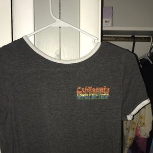 California gray tee